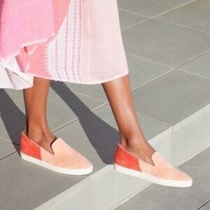 Birdie’s Sz 7 Two Tone Suede Slip On Sneakers (The Swift)